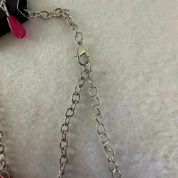 Pampered Poolside - Pink Necklace - Picture 6 of 9